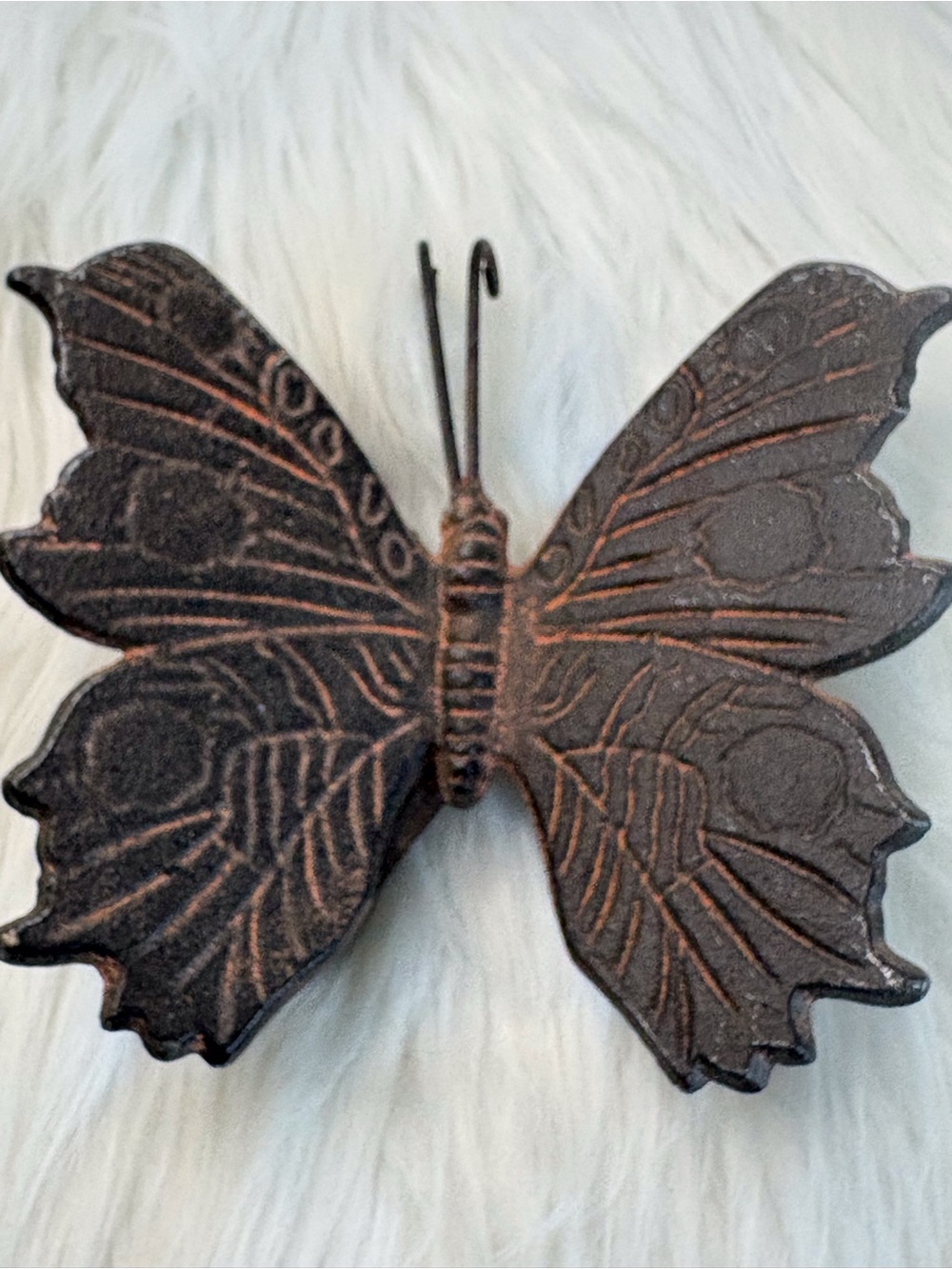Rustic Metal Butterfly Deck Decor - Unbranded